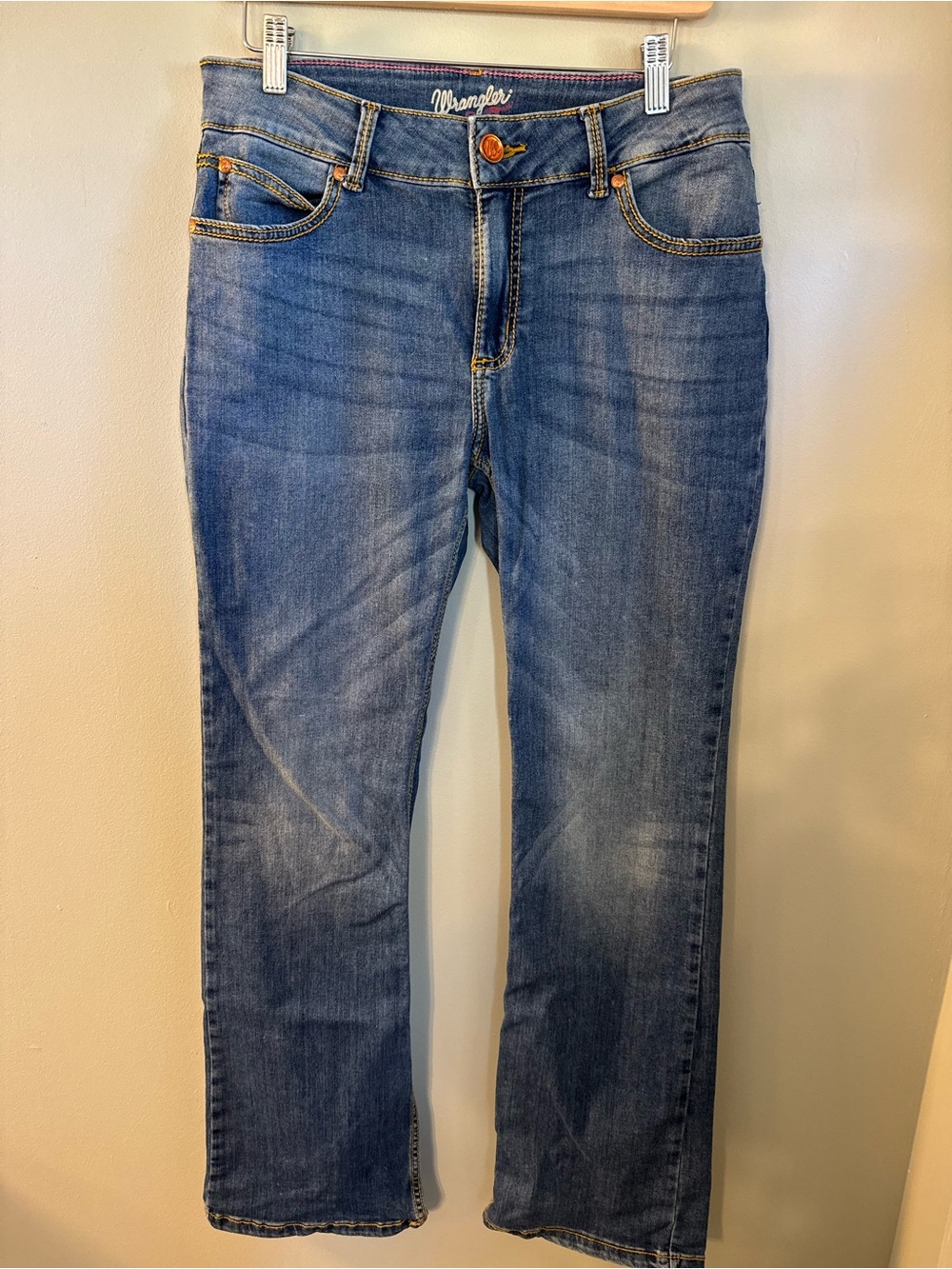 WRANGLER Women's Boot Cut Jeans Western Denim BLUE Size 11/12